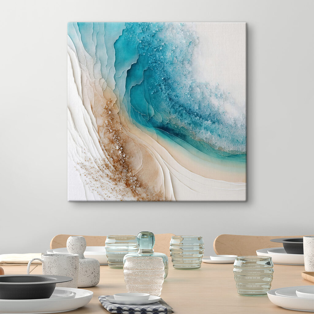 Turquoise en douces strates — intérieur 7