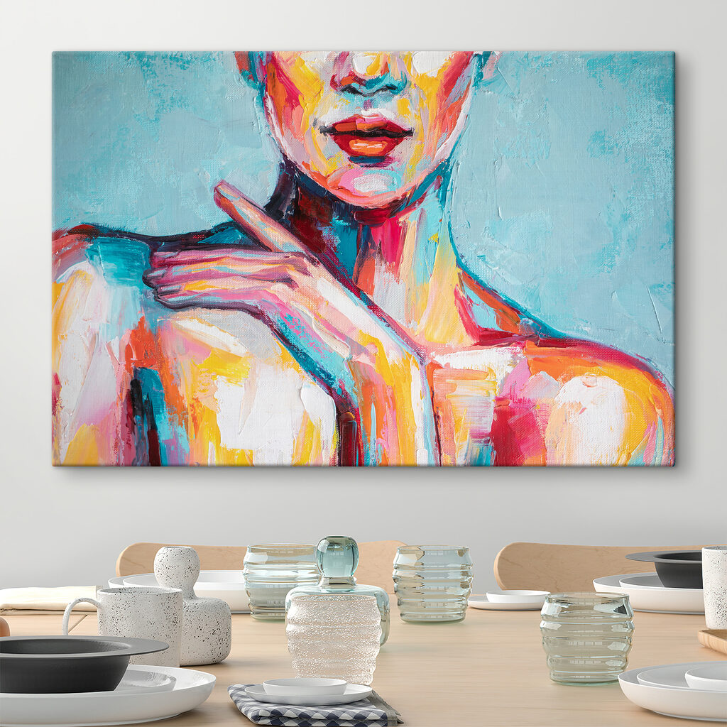 Couleurs sur épaules nues — intérieur 1