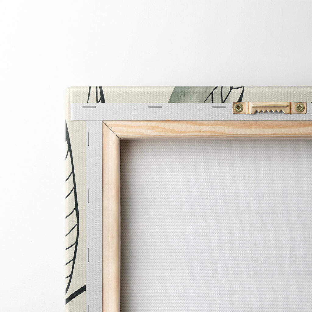 Feuille verte en contours — dos