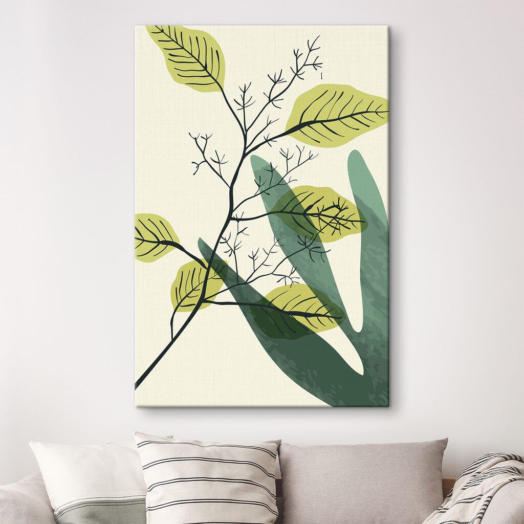 Rameaux sur vert tendre — intérieur 2