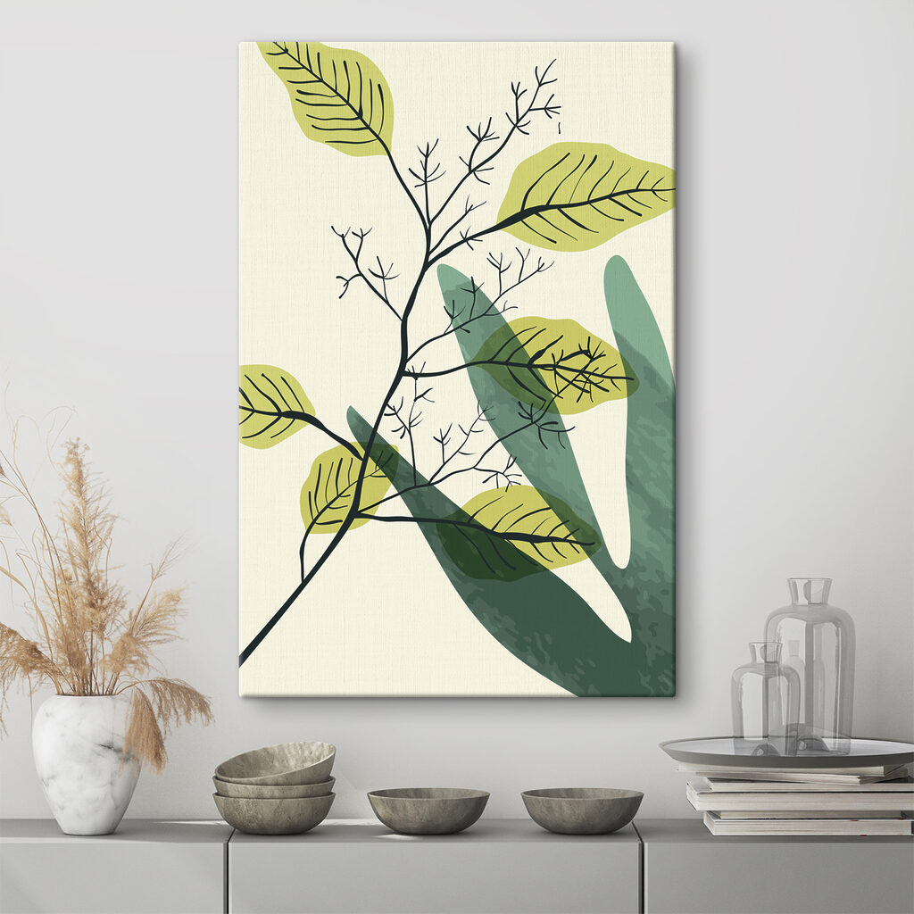 Rameaux sur vert tendre — intérieur 1