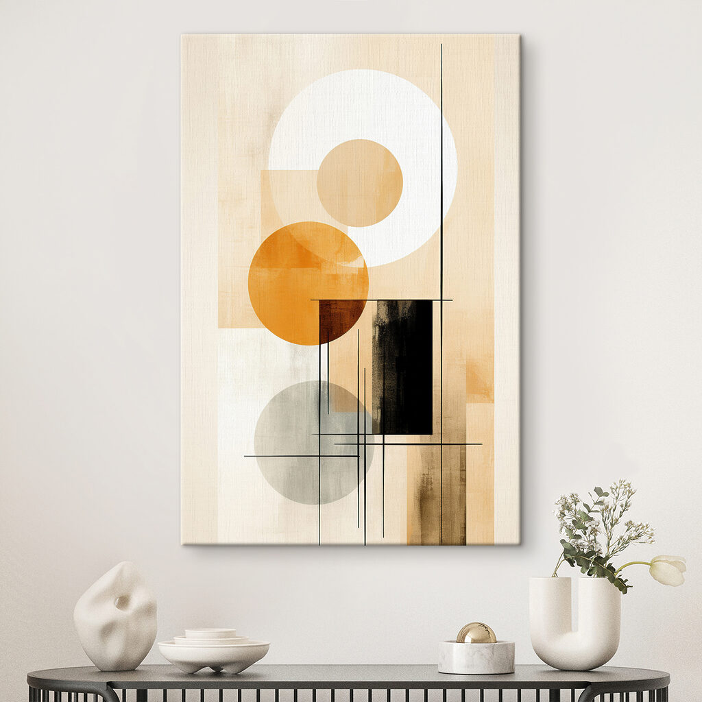 Cercles sur bandes claires — intérieur 3