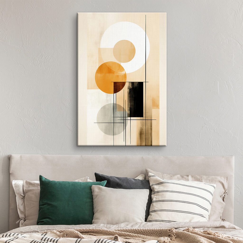 Cercles sur bandes claires — intérieur 4