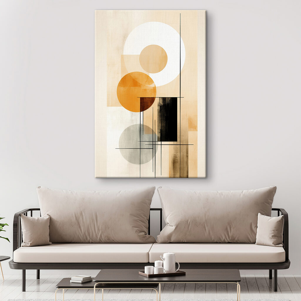 Cercles sur bandes claires — intérieur 5