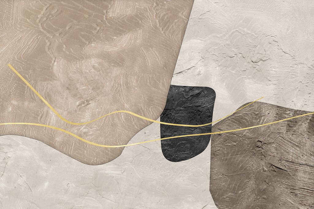Formes traversées d’or — motif complet