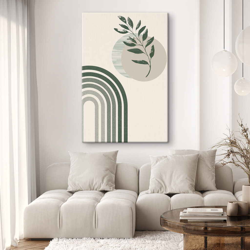 Rameau vert et arcs — intérieur 3