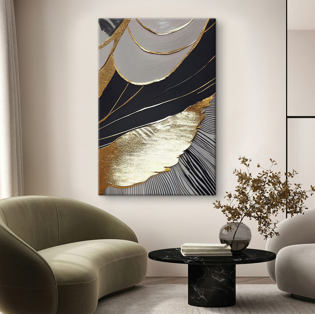 Or et plis sombres — intérieur 1