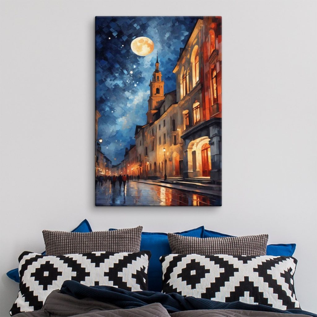 Rue sous la lune — intérieur 1