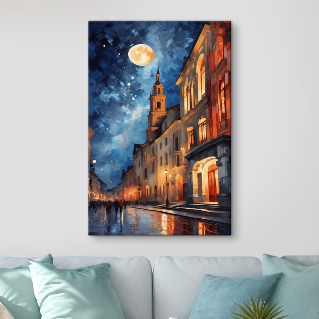 Rue sous la lune — intérieur 2