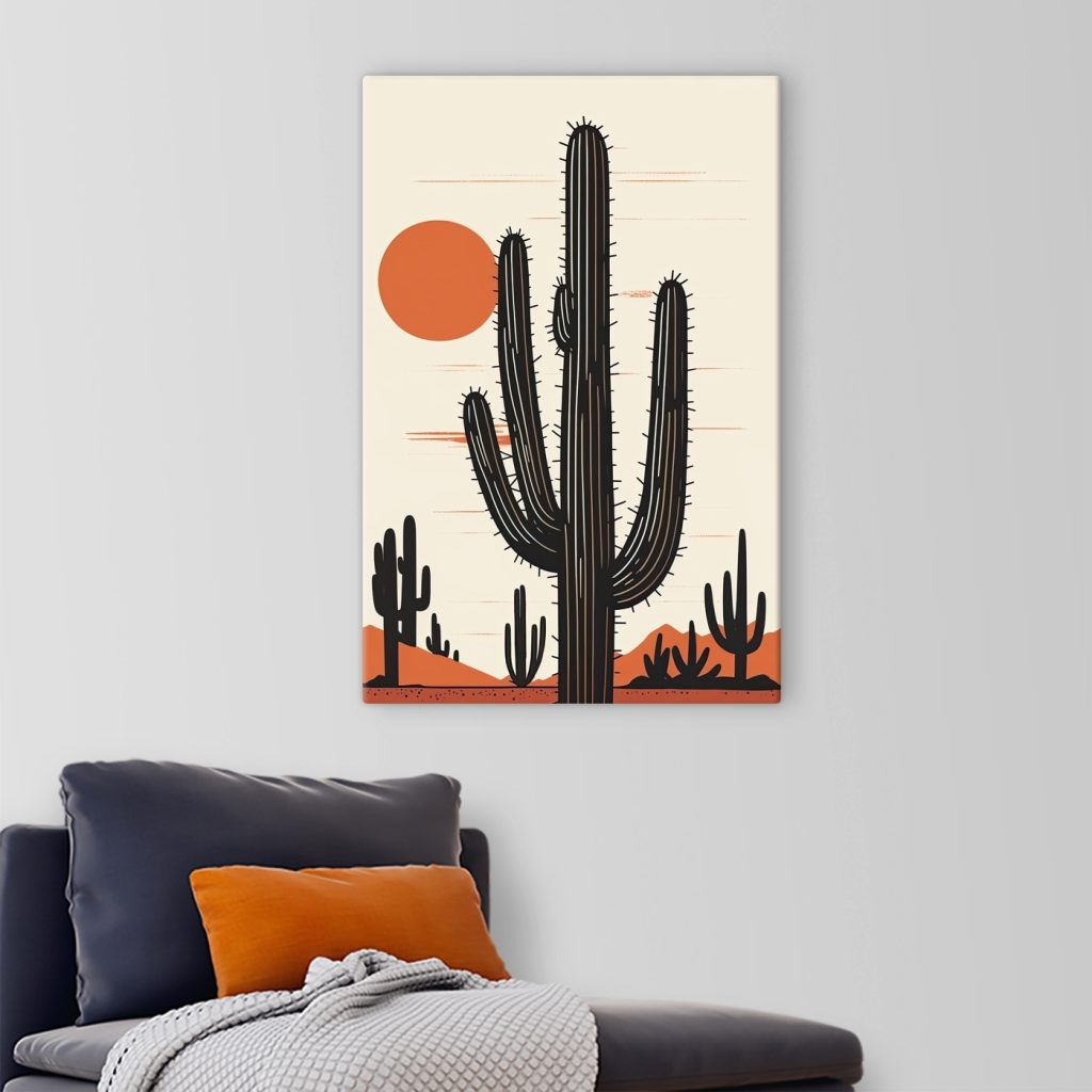 Cactus face au soleil — intérieur 3