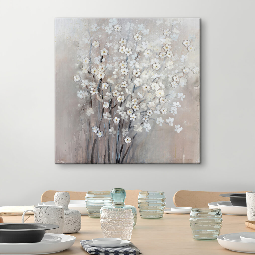 Gerbe blanche élancée — intérieur 4