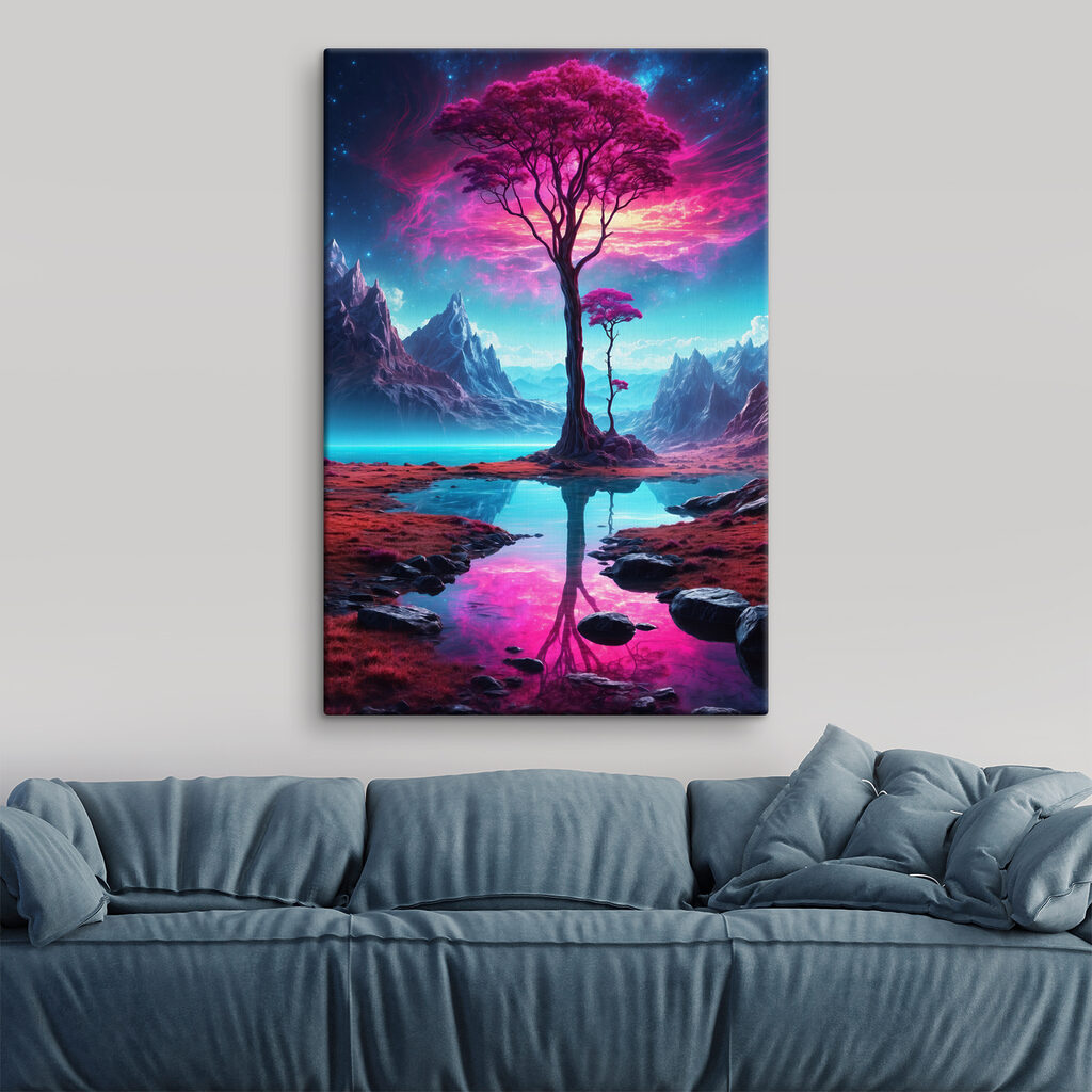 Arbre et son reflet — intérieur 3