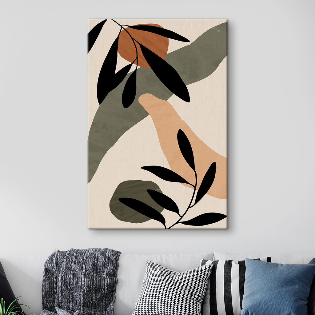 Feuillage noir sur couleurs — intérieur 2