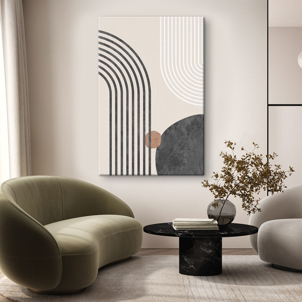 Arcs noirs et blancs — intérieur 1