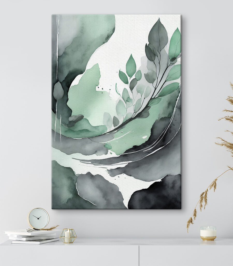 Plante à l’aquarelle — intérieur 2
