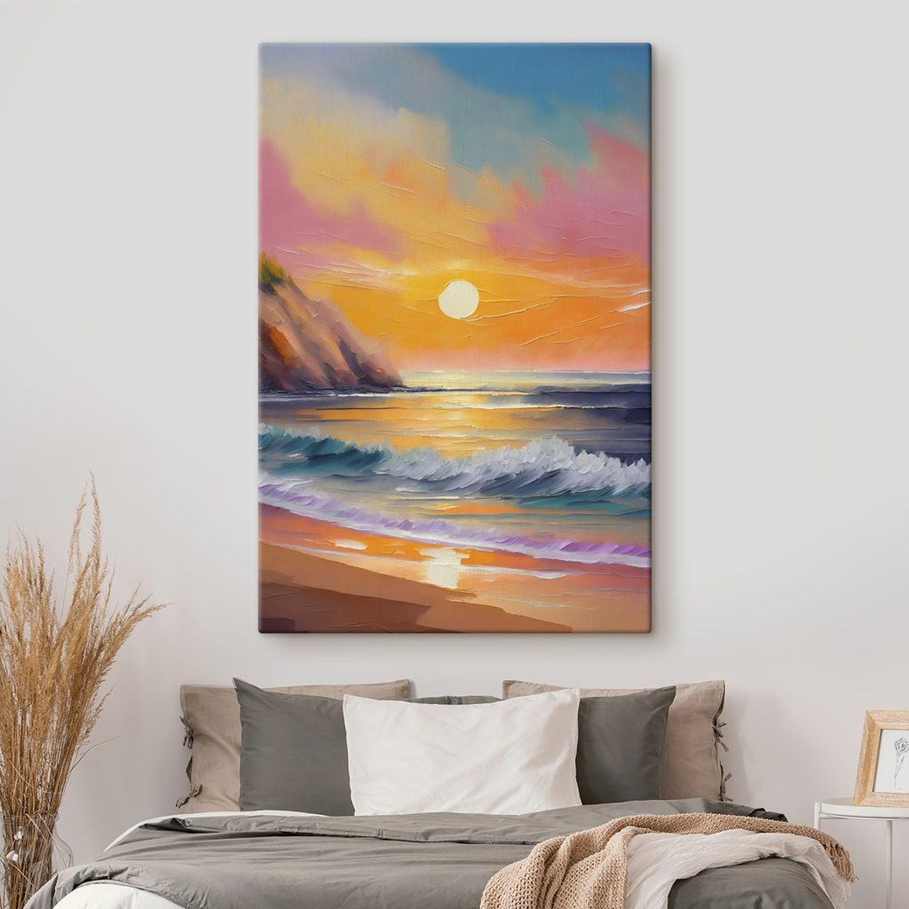 Plage baignée de lumière — intérieur 1