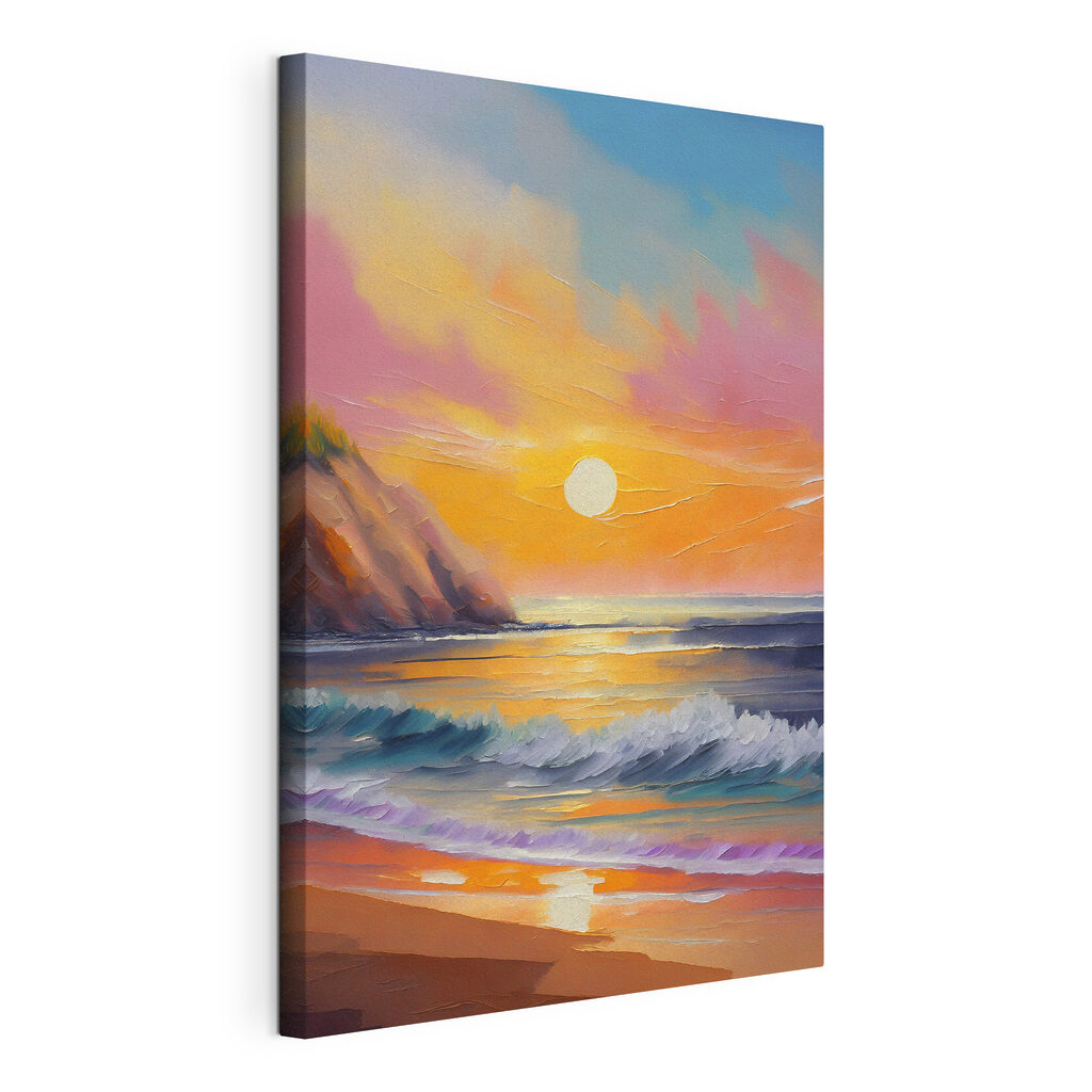 Plage baignée de lumière — vue du produit