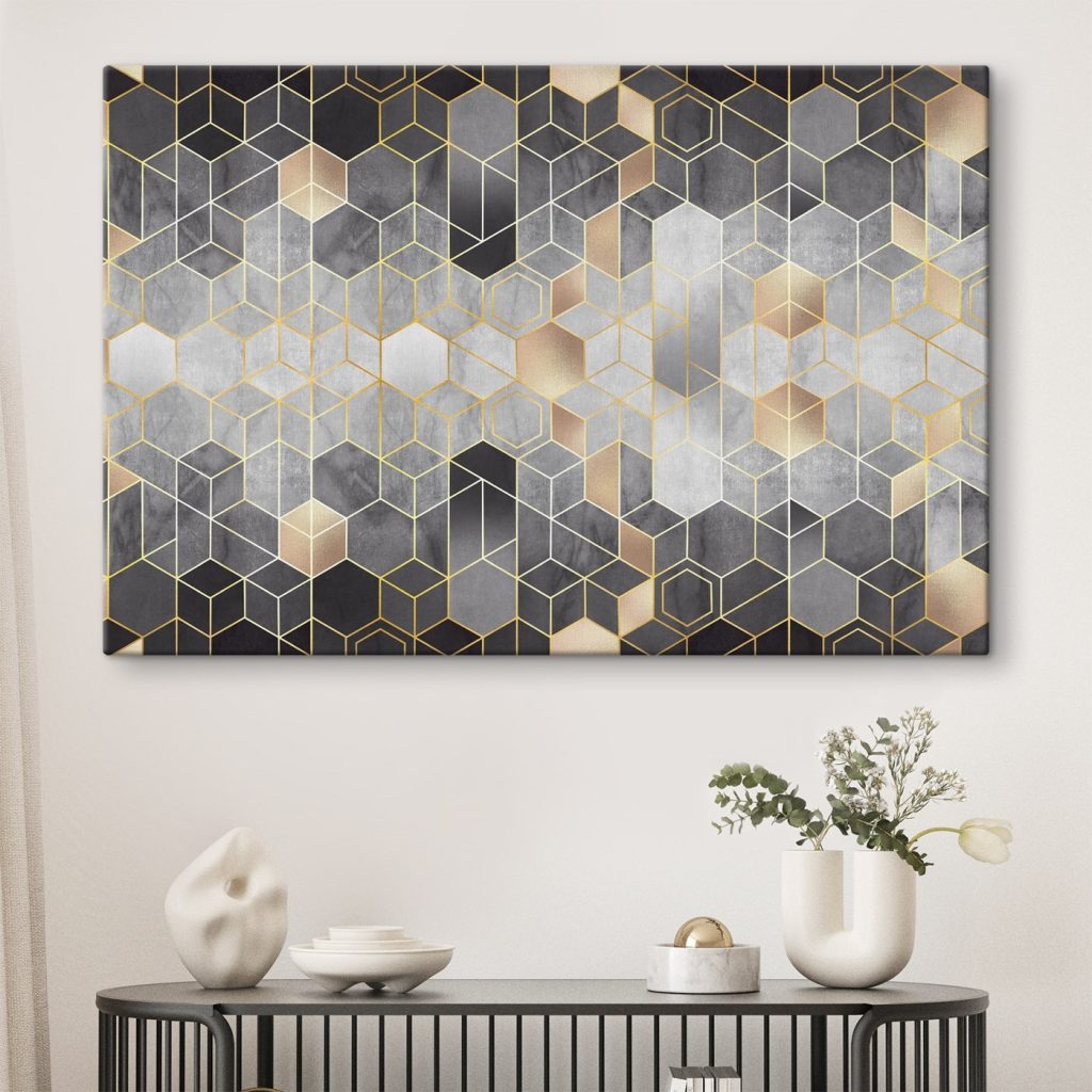 Hexagones en profondeur — intérieur 1