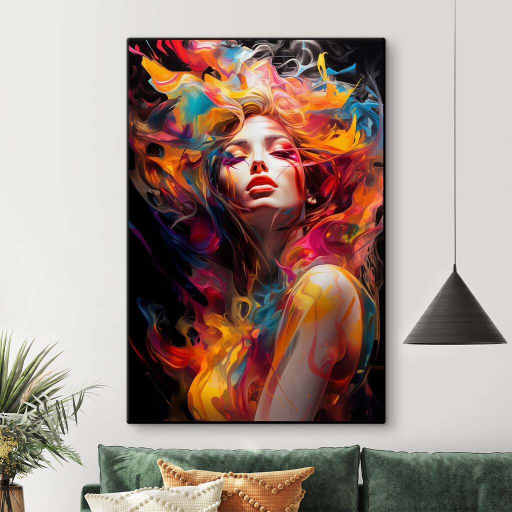 Chevelure flamboyante — intérieur 1