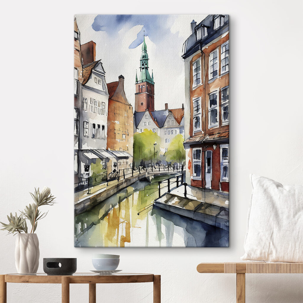 Façades sur le canal — intérieur 1