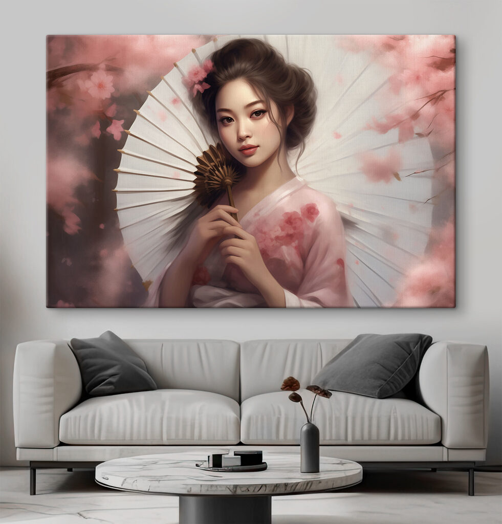 Femme à l’éventail — intérieur 1