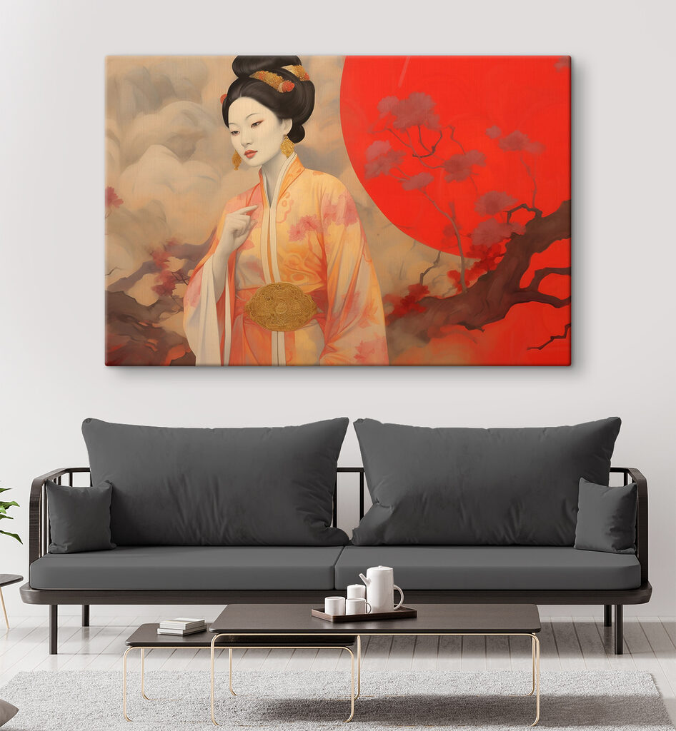 Femme en kimono — intérieur 3