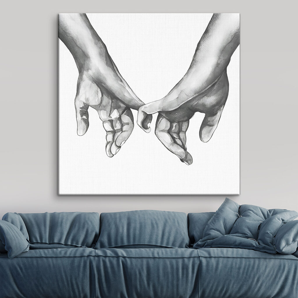 Mains qui se trouvent — intérieur 6
