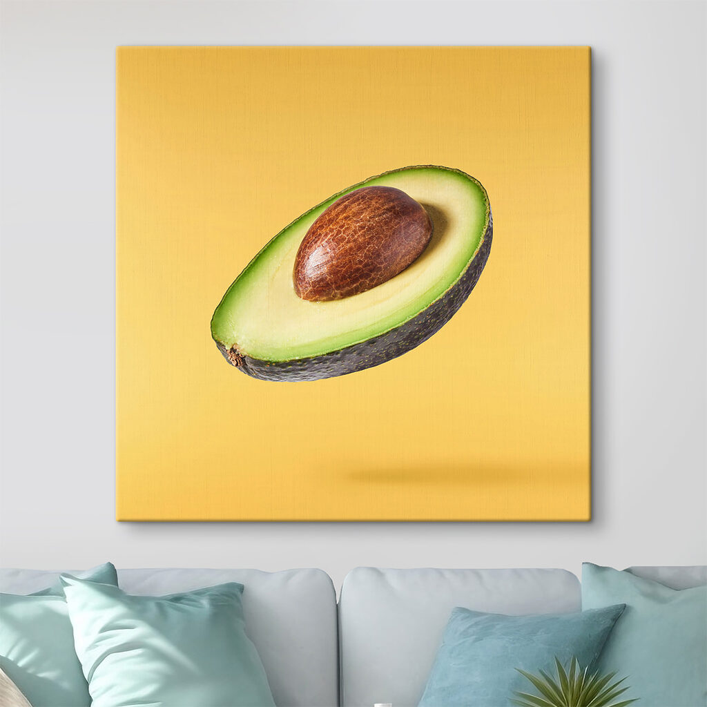 Avocat coupé en deux — intérieur 1