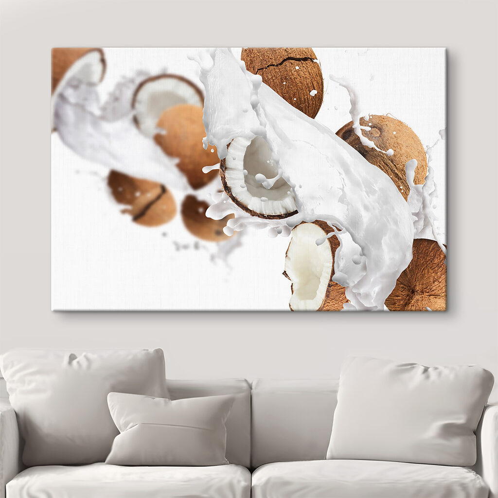 Noix de coco éclaboussées — intérieur 1