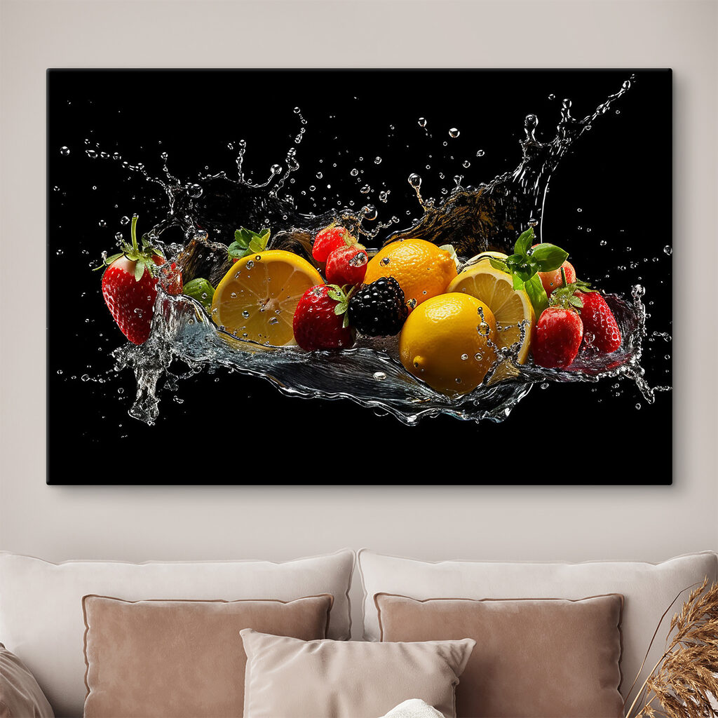 Fruits et éclaboussures — intérieur 3