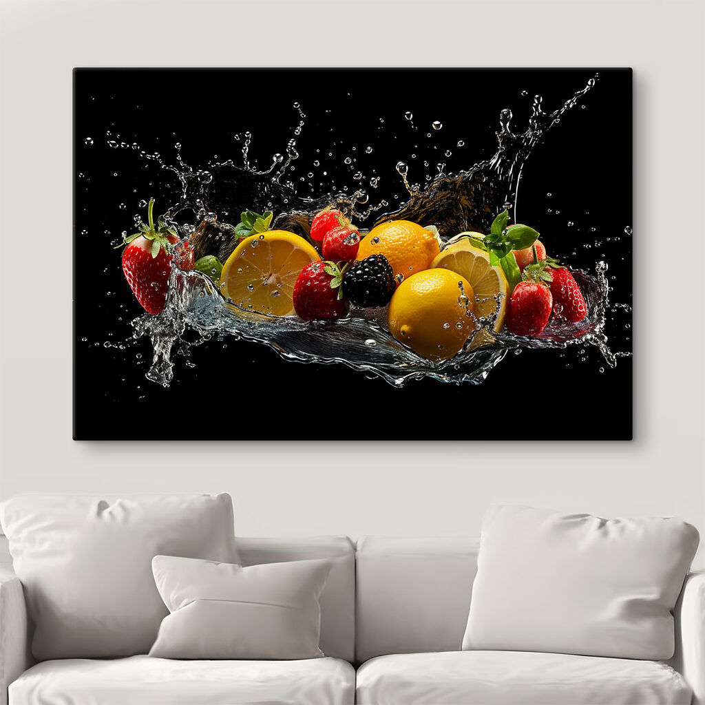 Fruits et éclaboussures — intérieur 4