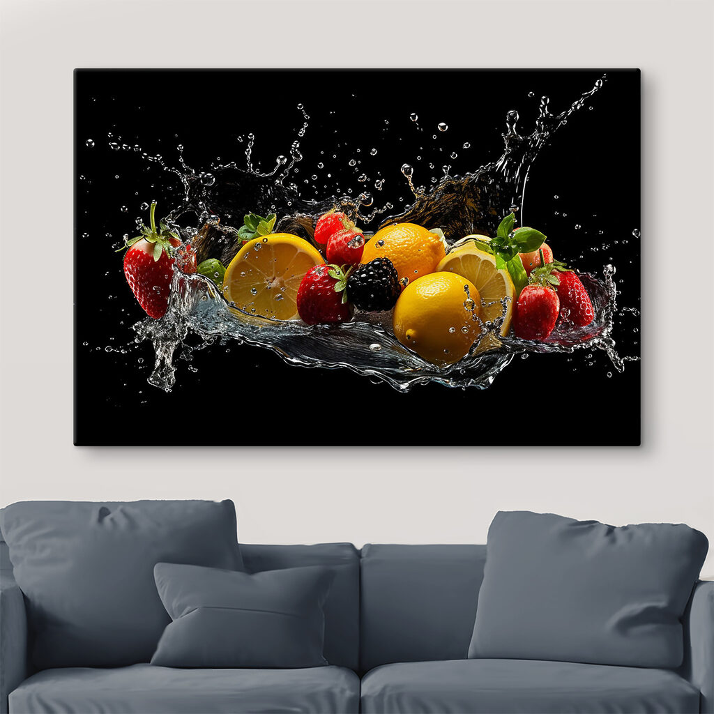 Fruits et éclaboussures — intérieur 5