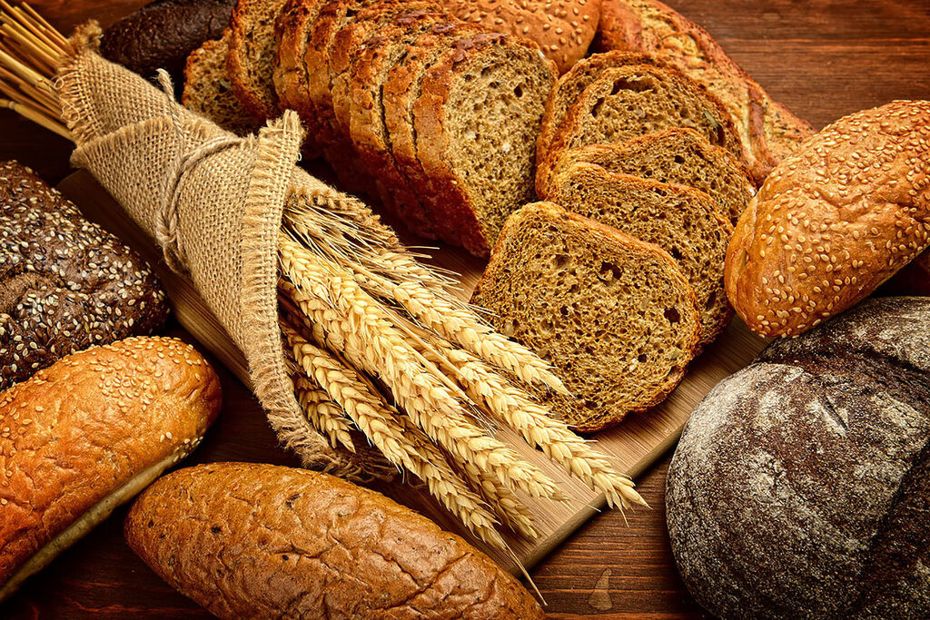 Pains aux croûtes dorées — motif complet