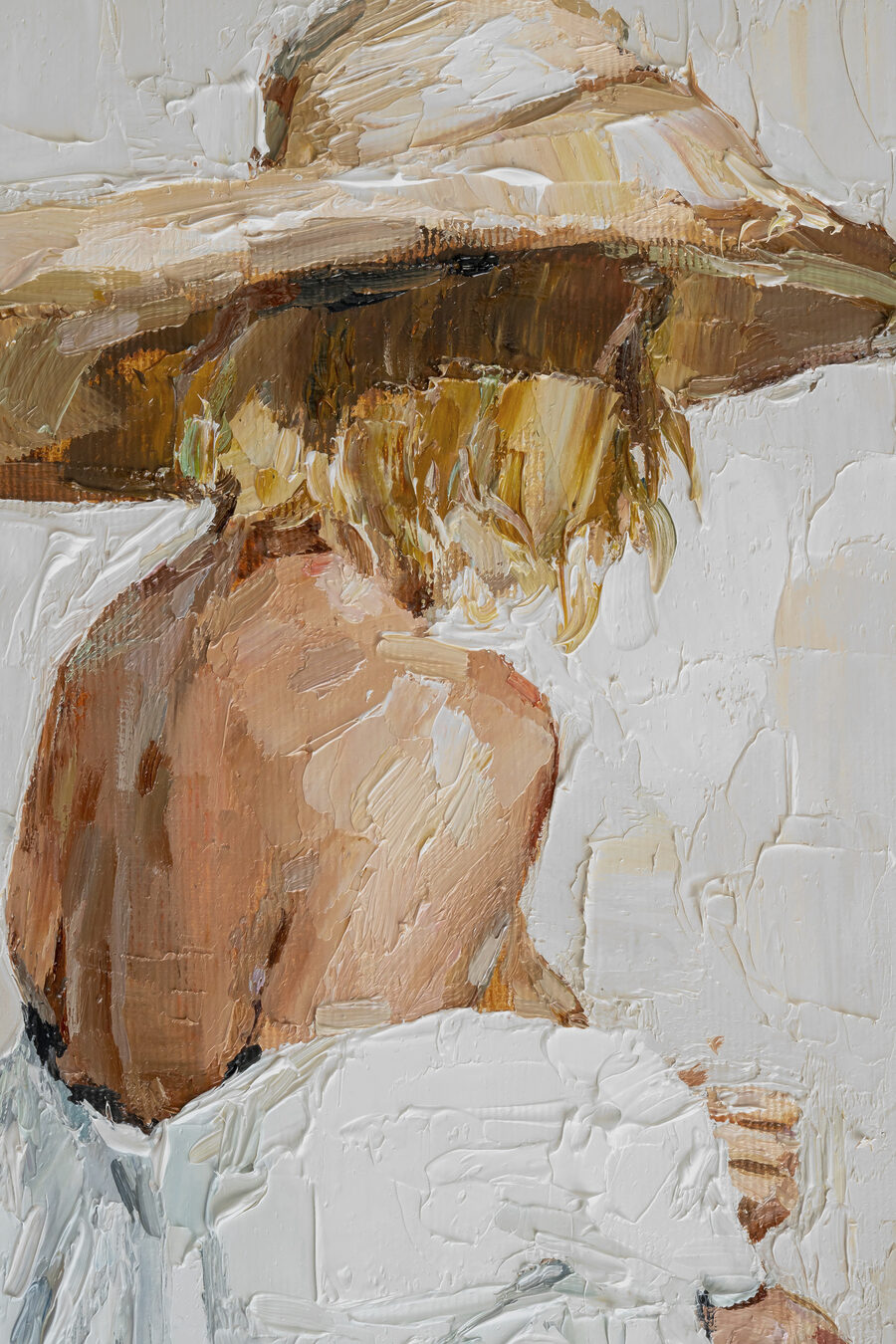 L’été sous le chapeau — motif complet
