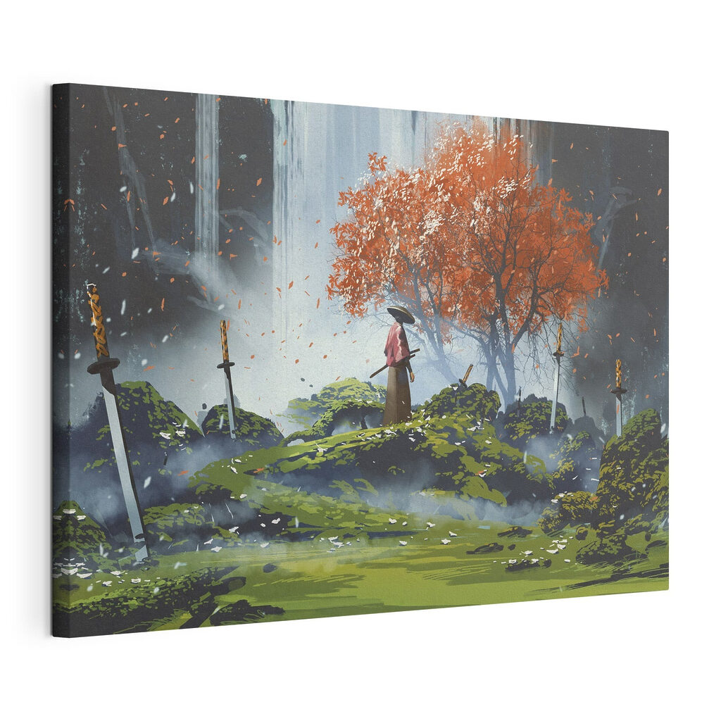 Silence des arbres rouges — vue du produit