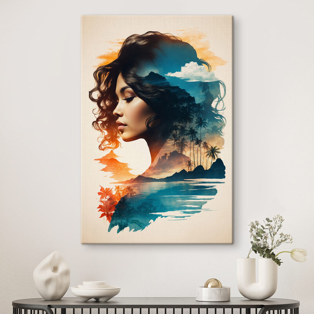 Visage et paysage — intérieur 1