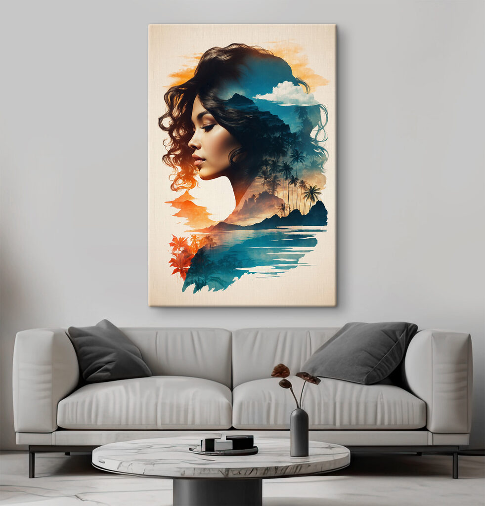 Visage et paysage — intérieur 2