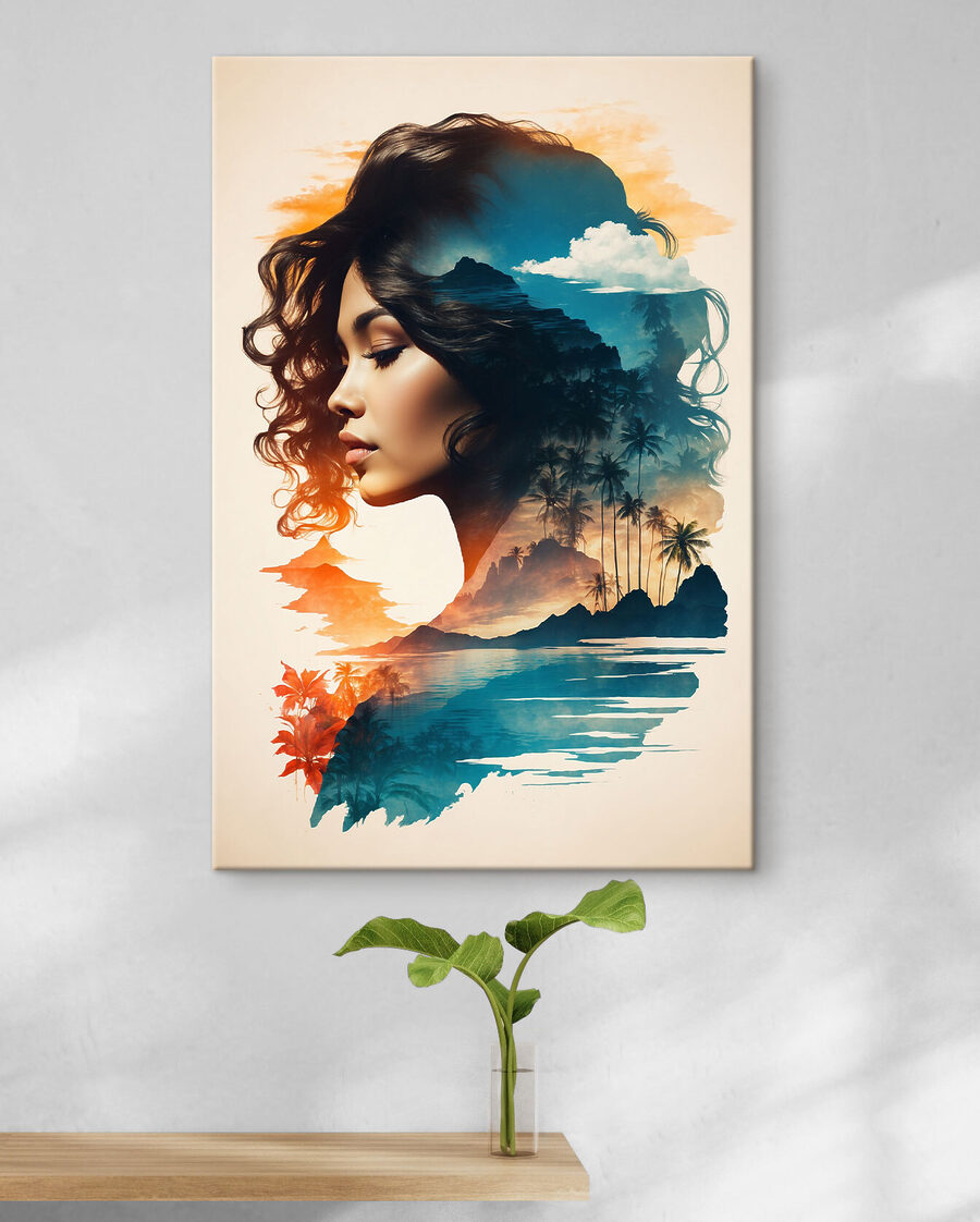 Visage et paysage — intérieur 3