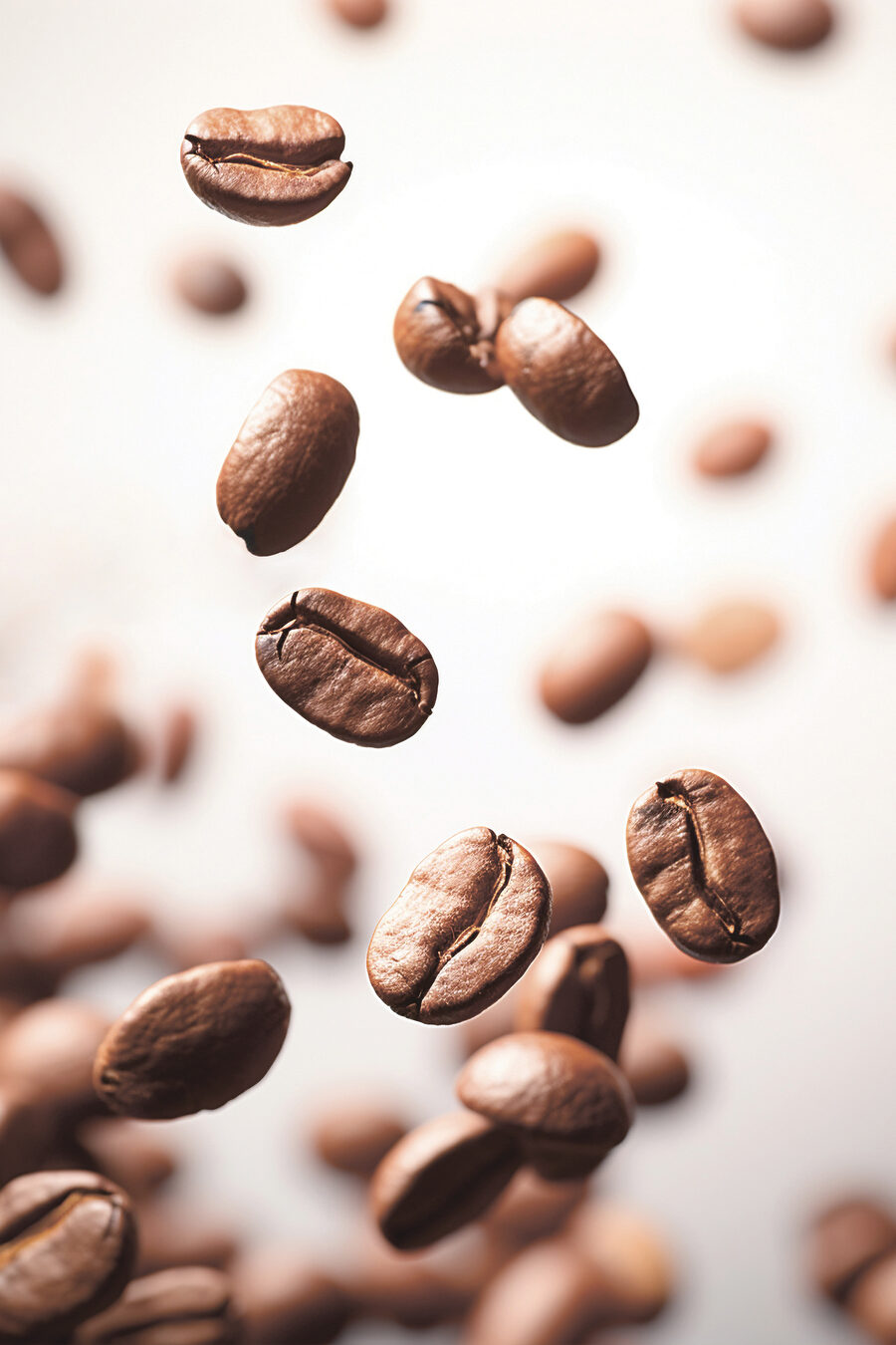 Café en chute libre — motif complet