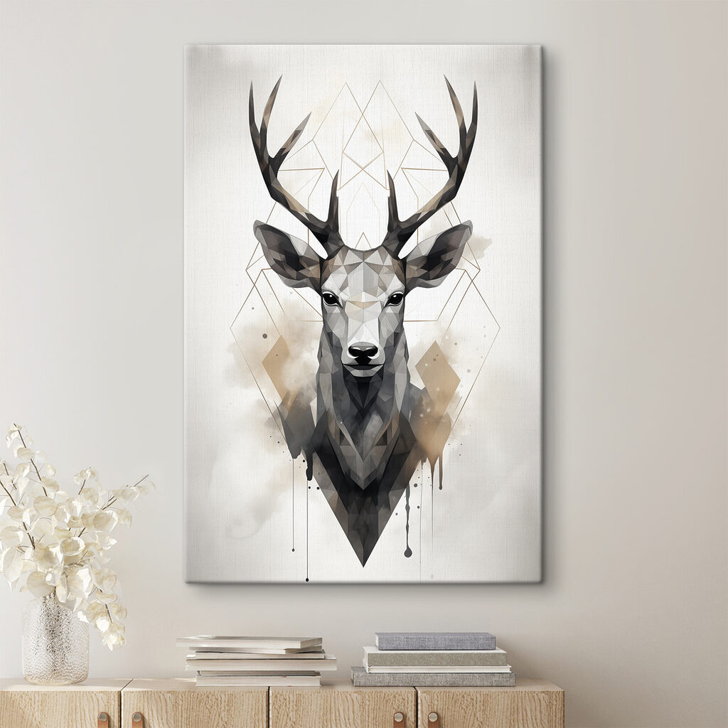 Cerf géométrique — intérieur 2