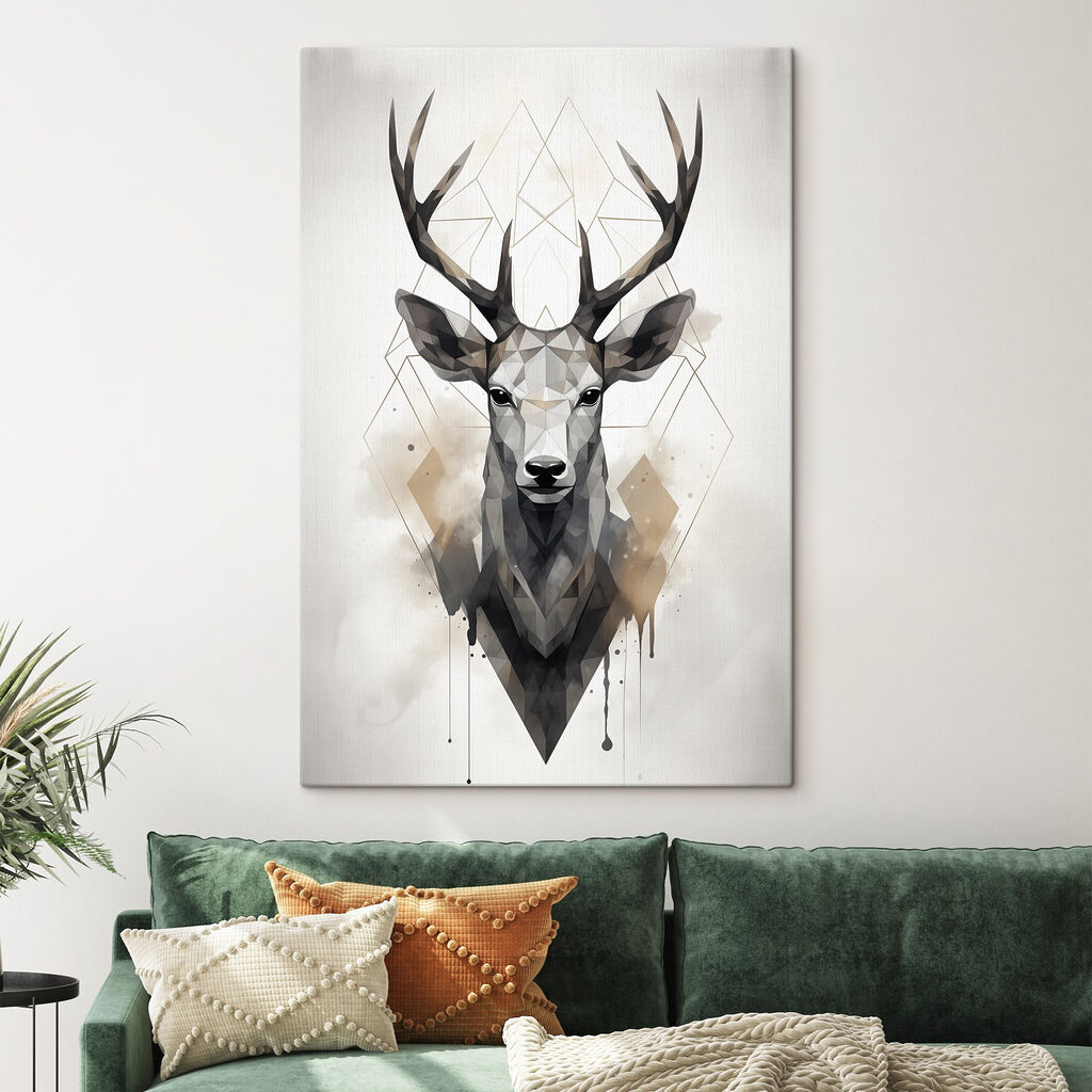 Cerf géométrique — intérieur 4