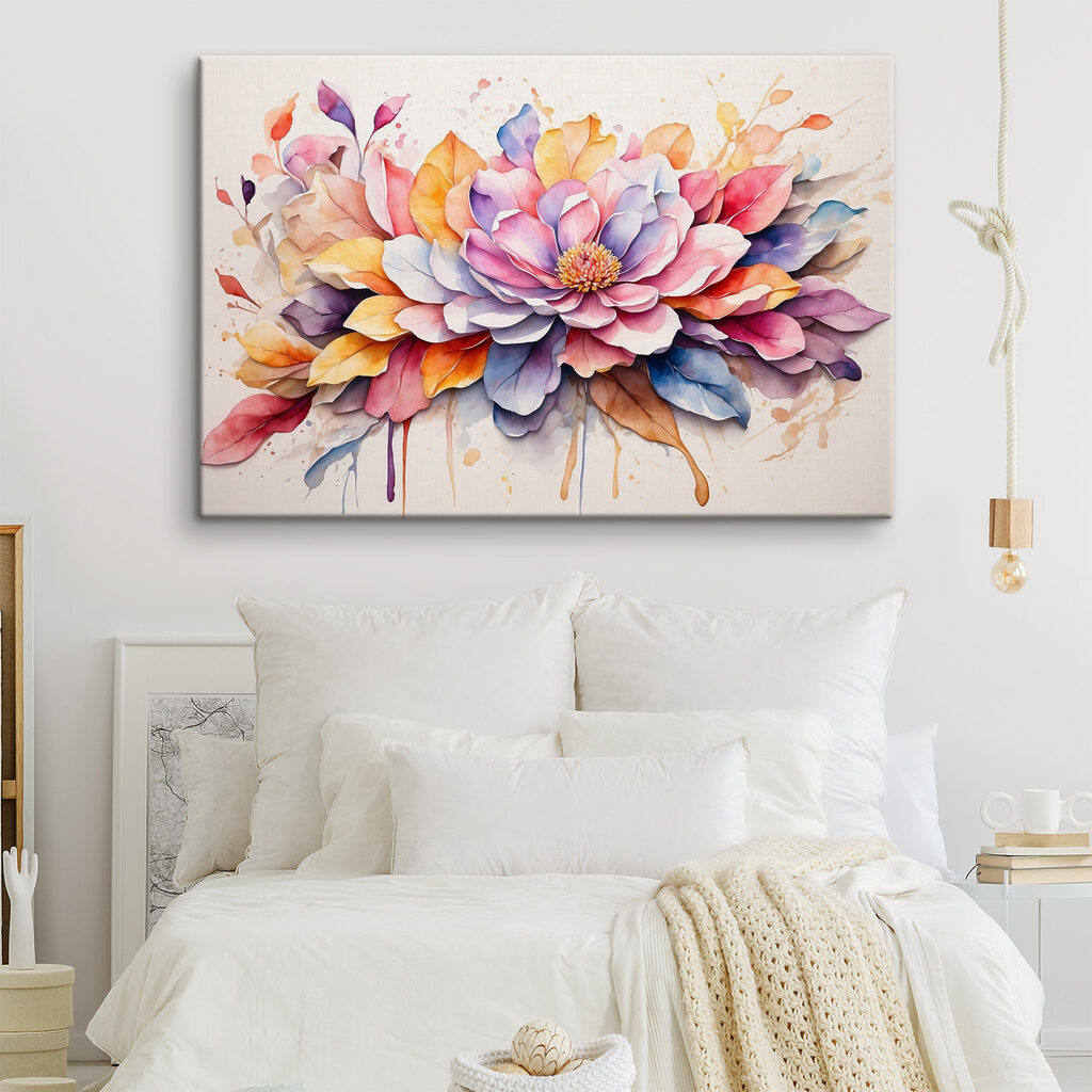 Fleur et éclaboussures — intérieur 2