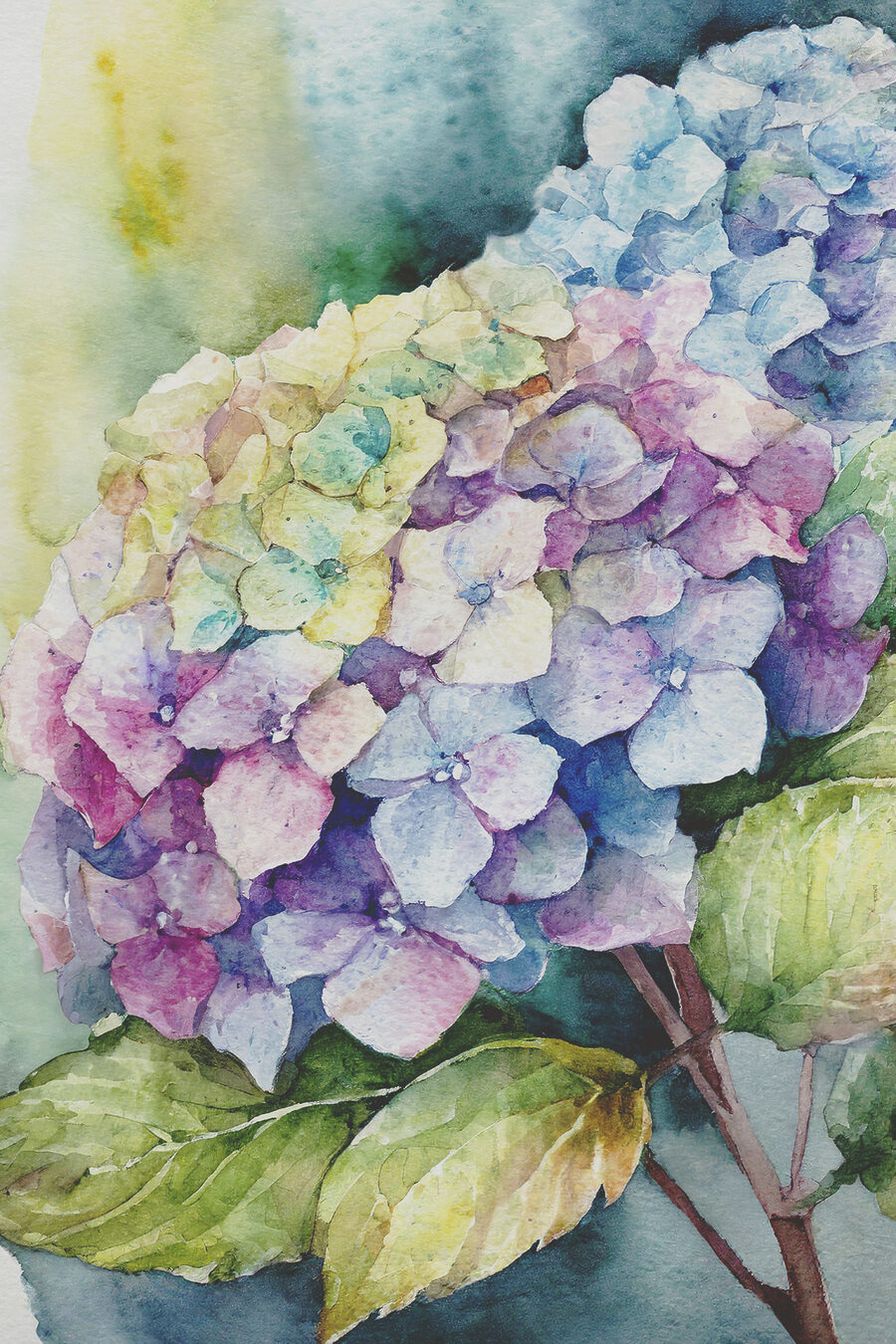 Boule d’hortensia — motif complet