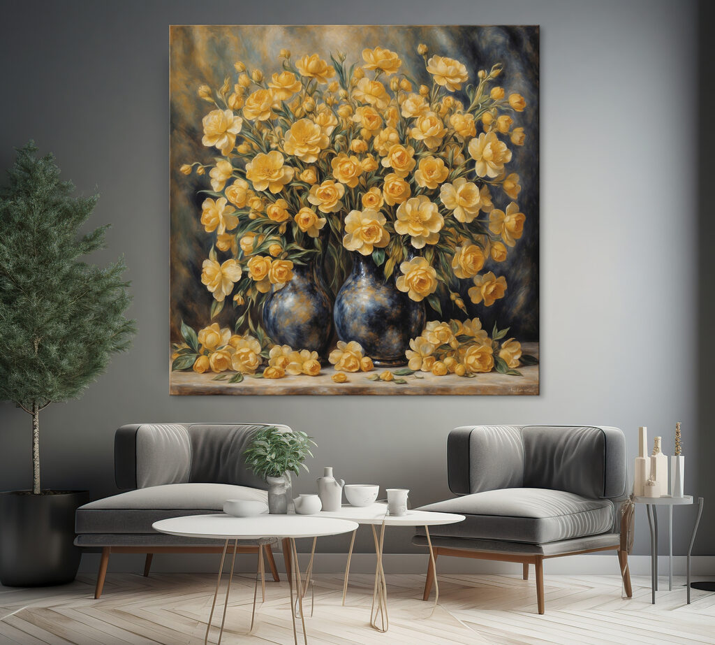 Bouquet de fleurs jaunes — intérieur 3