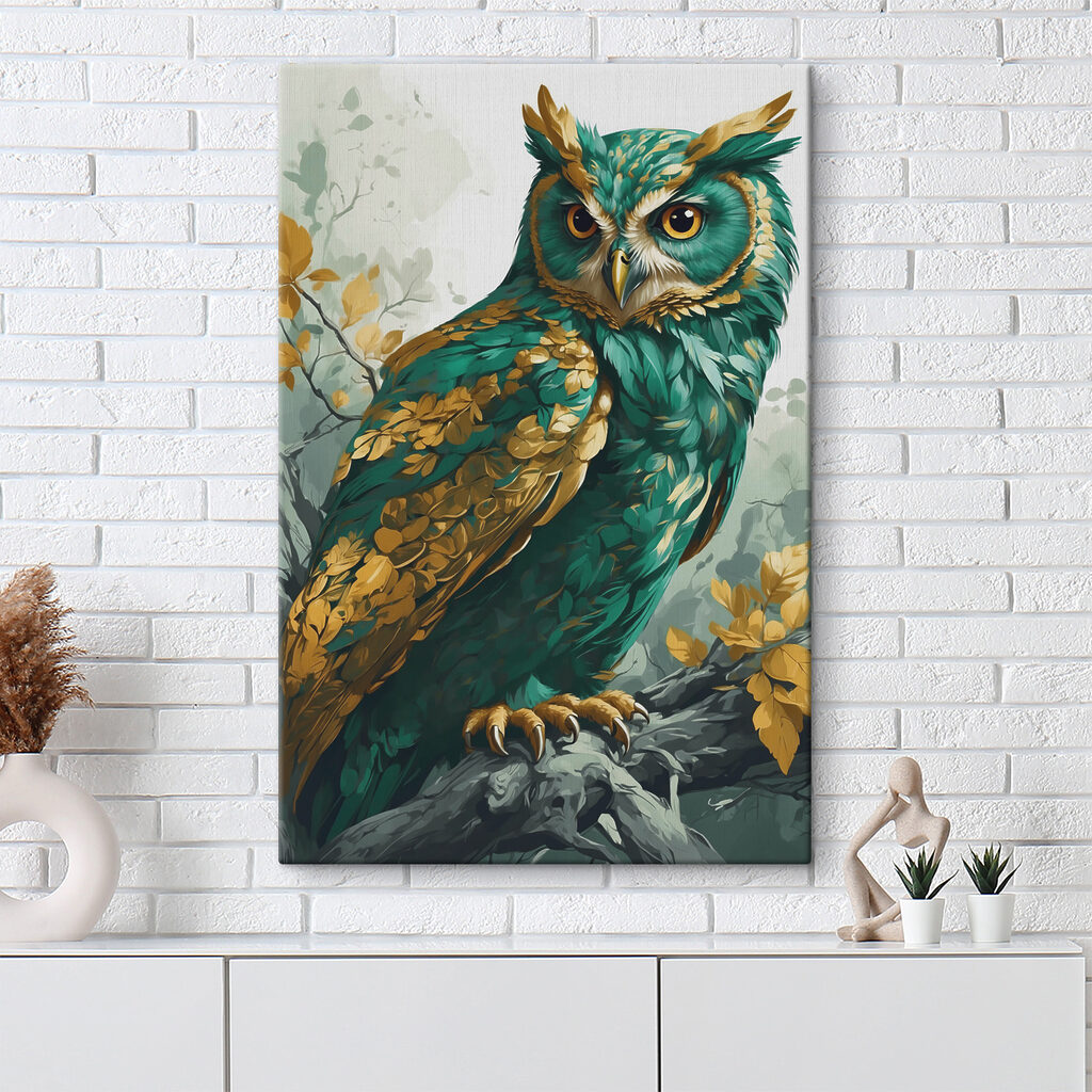 Portrait de chouette — intérieur 2