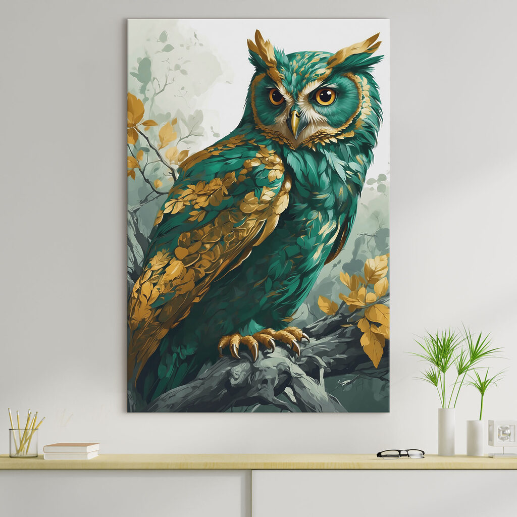 Portrait de chouette — intérieur 3