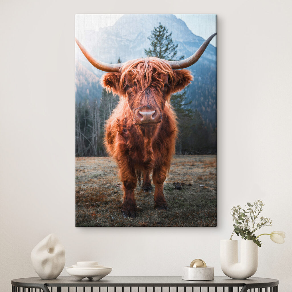 Vache aux longues cornes — intérieur 1