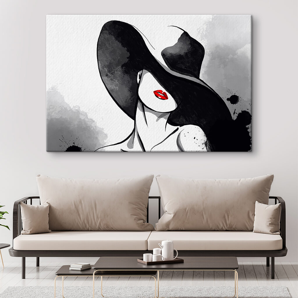 Chapeau à l’encre — intérieur 1
