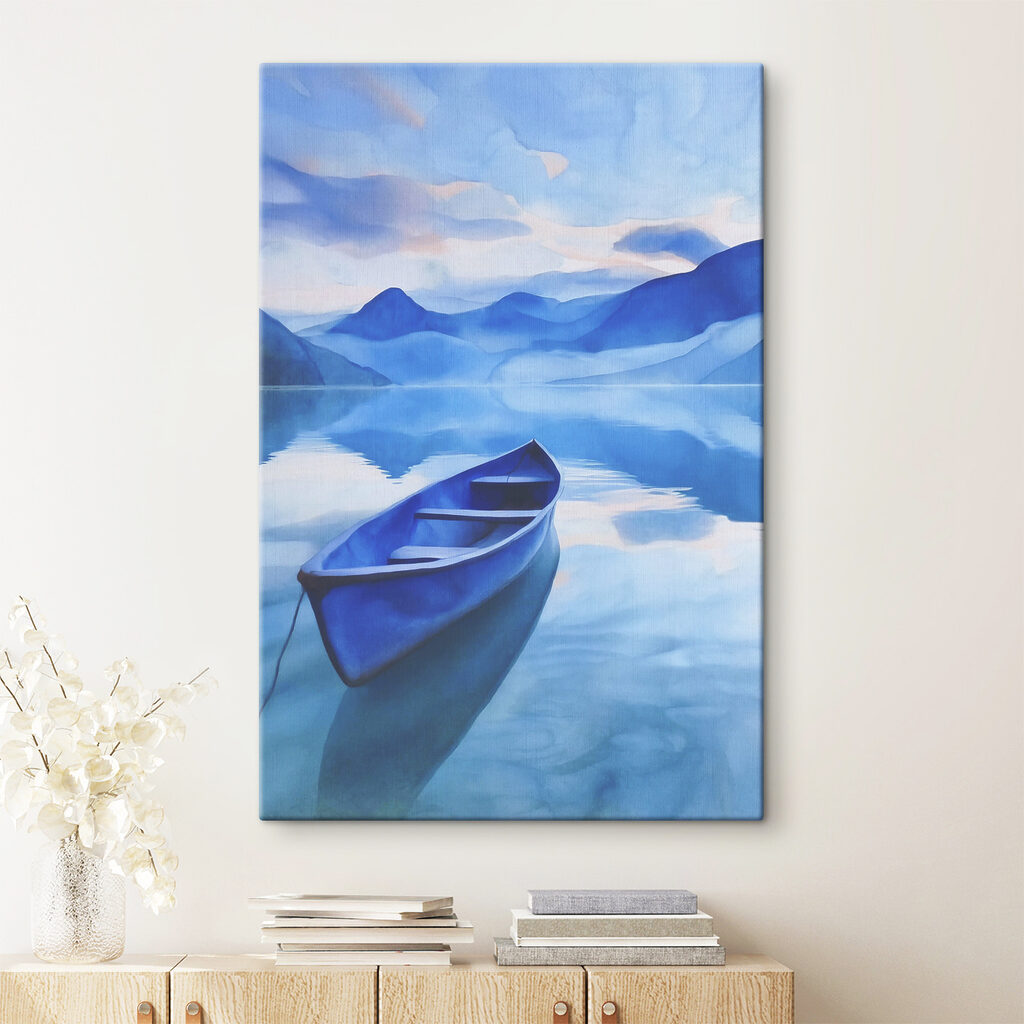 Barque sur le lac — intérieur 1