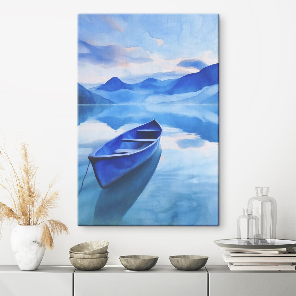 Barque sur le lac — intérieur 2
